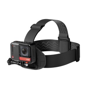 Insta360 Head Strap official product view 4; camera and other illustrated equipment sold separately