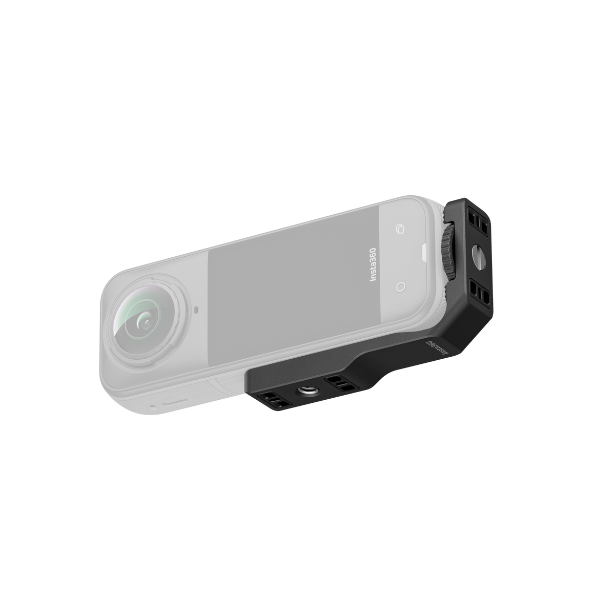Insta360 X5 Vertical-Horizontal Mount official product view 2; illustrative camera is sold separately