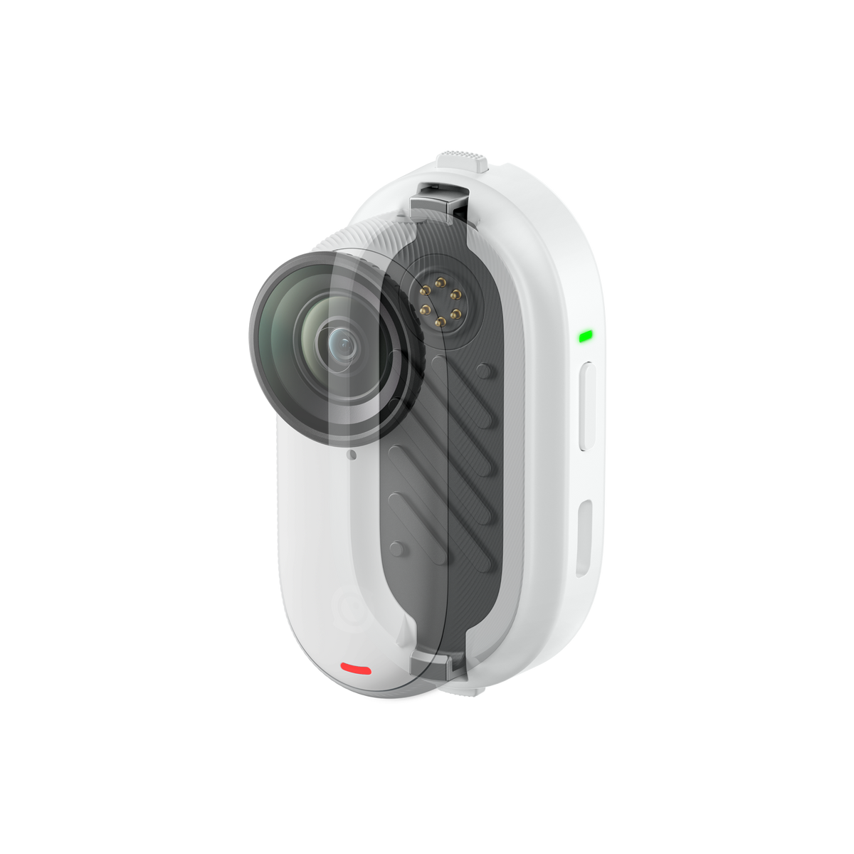 Battery Pack fitted to a separate illustrative GO camera