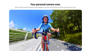 Manufacturer example of the third-person road-cycling viewpoint