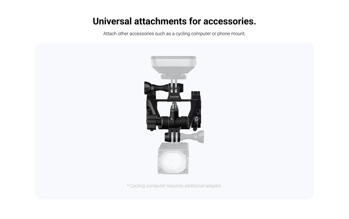 Additional connection points shown with separate accessory equipment