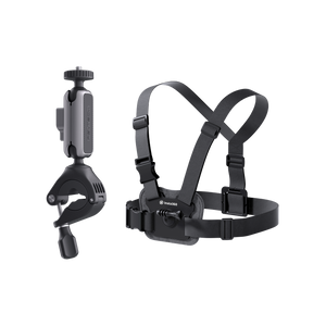 Insta360 Bike Kit handlebar Mount and Chest Strap supplied in the Bike Kit