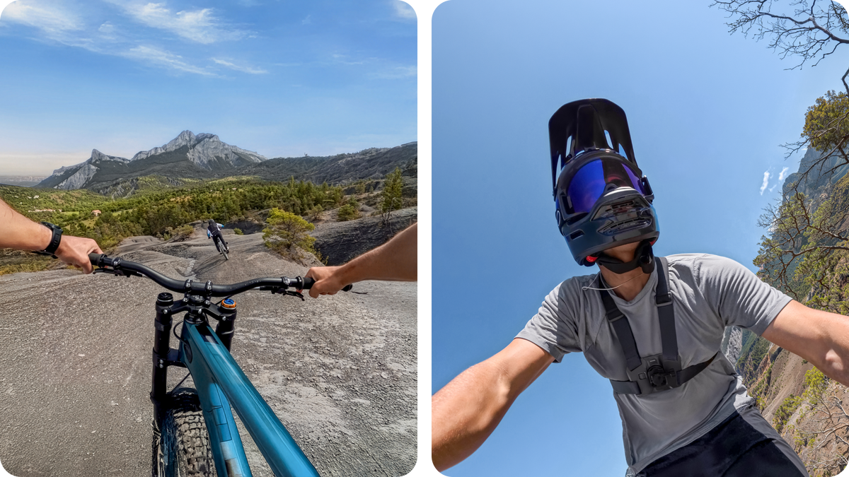 Insta360 Chest Strap 2.0 manufacturer first-person and third-person filming examples