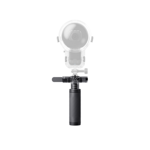 Insta360 Dive Buddy upright support with an illustrative dive case and camera, case and camera sold separately