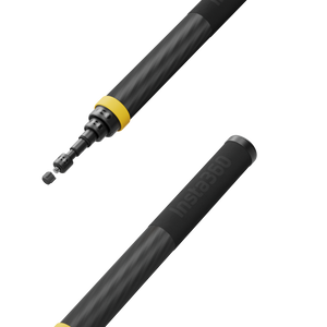 Insta360 Enhanced Extended Edition Selfie Stick camera connection and comfortable grip detail