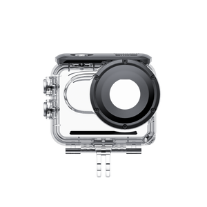 Insta360 GO 3/GO 3S Dive Case front view of the empty underwater housing