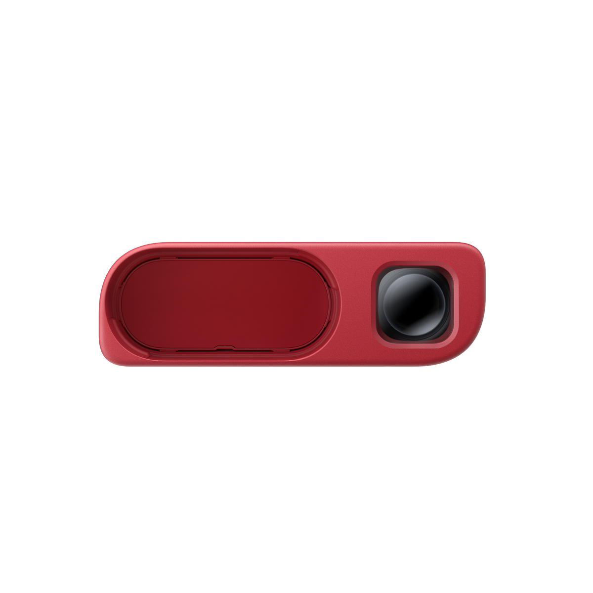 Insta360 GO 3S Retro Viewfinder Classic Red empty viewfinder front view