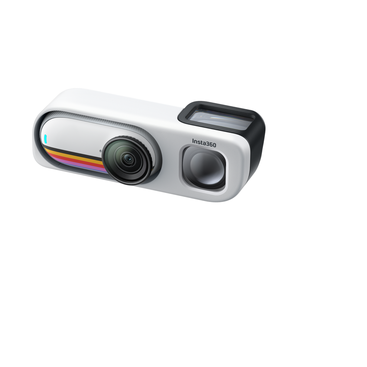 Insta360 GO 3S Retro Viewfinder Canvas White viewfinder fitted to an illustrative GO camera, camera sold separately