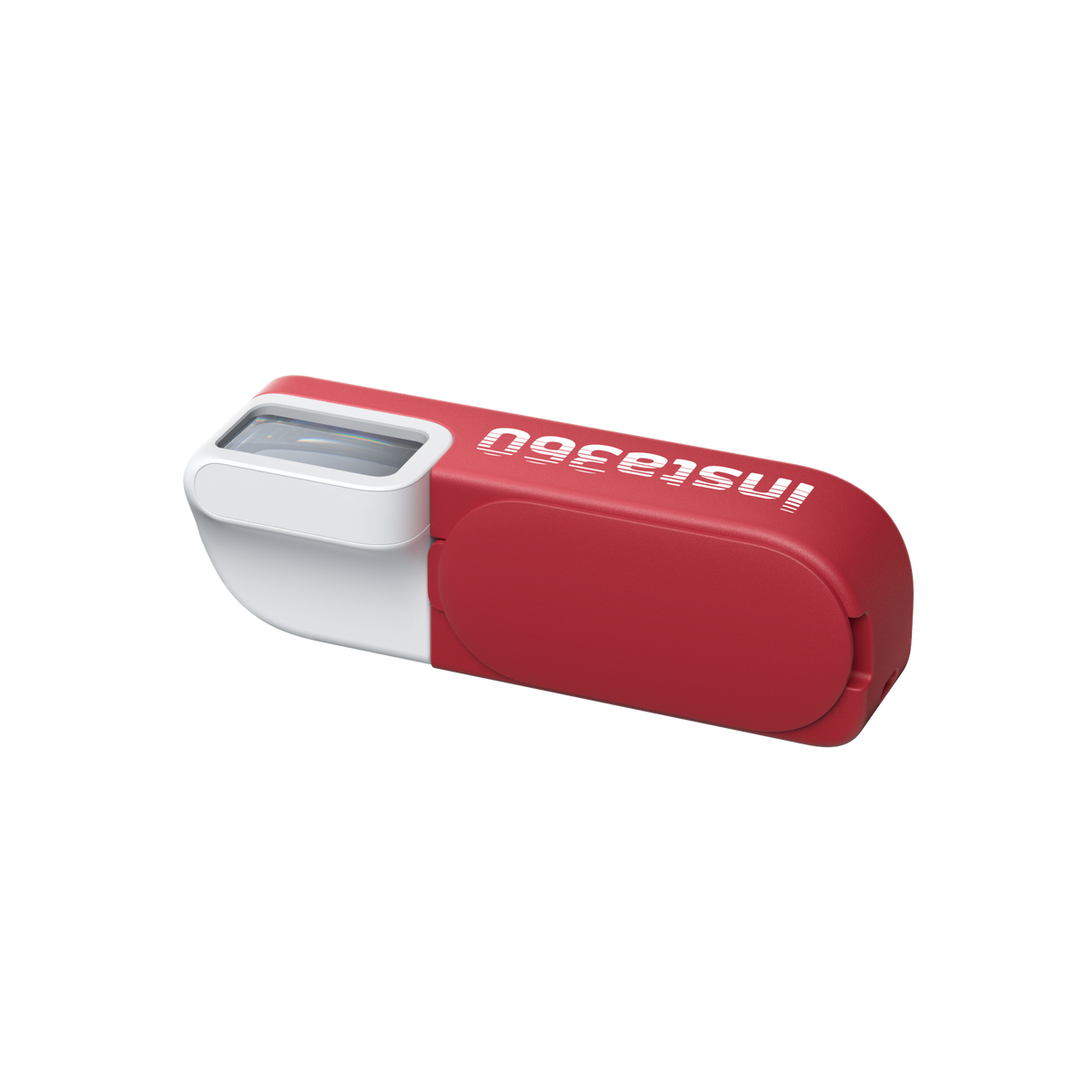 Insta360 GO 3S Retro Viewfinder Classic Red reverse side of the viewfinder housing