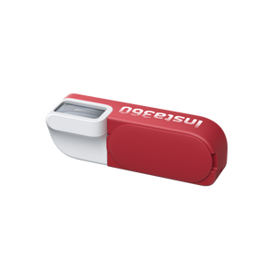 Insta360 GO 3S Retro Viewfinder Classic Red reverse side of the viewfinder housing