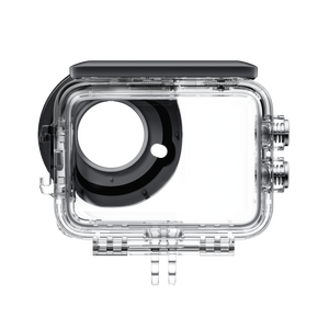 Insta360 GO Ultra Dive Case rear view of the empty housing and seal