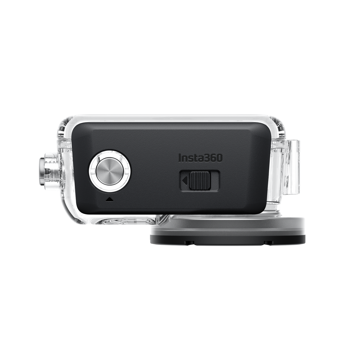Insta360 GO Ultra Dive Case top view of the shutter control