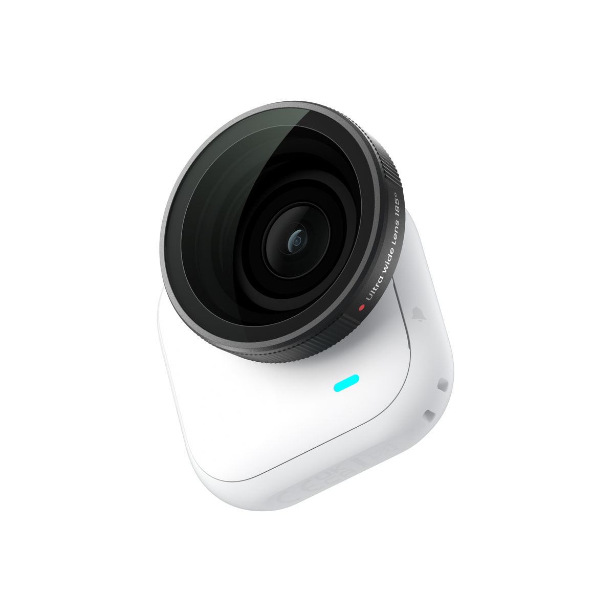 Insta360 GO Ultra Wide Lens wide Lens fitted to an illustrative GO Ultra camera, camera sold separately