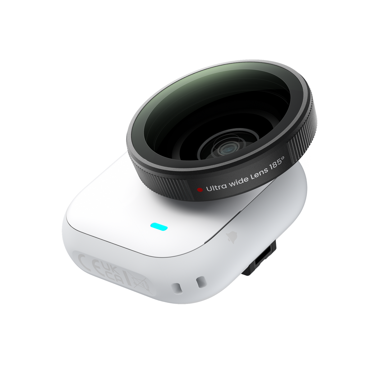 Insta360 GO Ultra Wide Lens alternative angle of Wide Lens fitted to a GO Ultra camera, camera sold separately