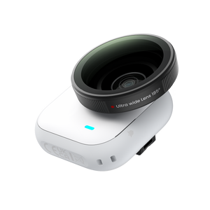 Insta360 GO Ultra Wide Lens alternative angle of Wide Lens fitted to a GO Ultra camera, camera sold separately