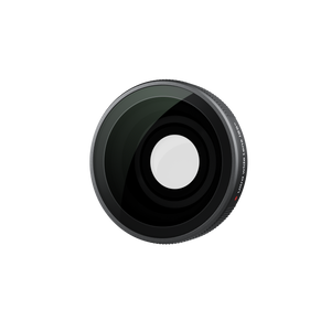 Insta360 GO Ultra Wide Lens front view of the Wide Lens