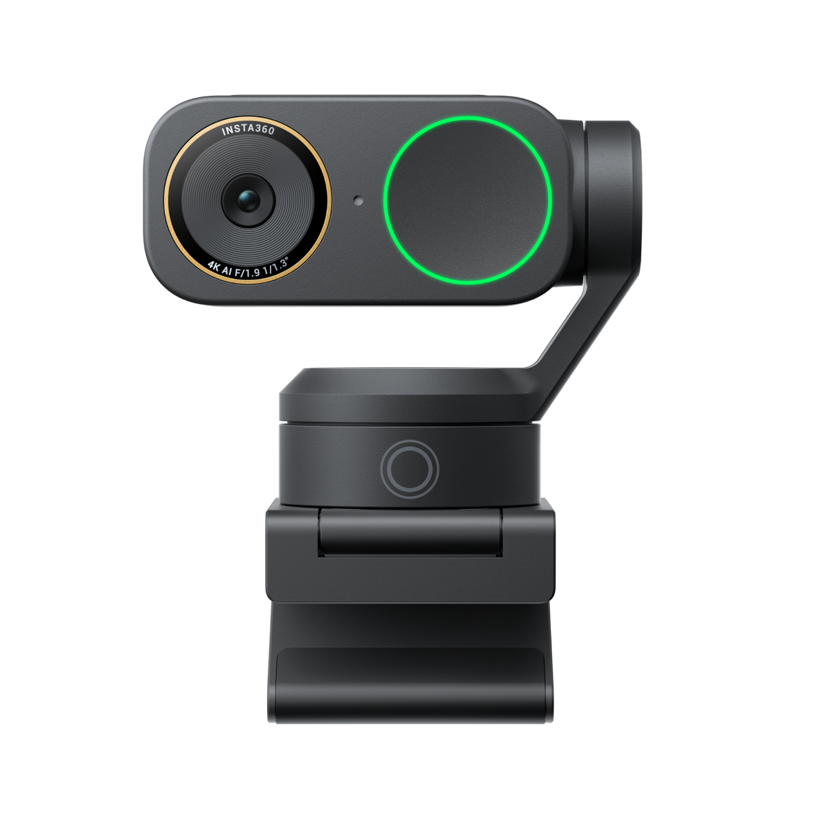 Insta360 Link 2 Pro Graphite Black front view