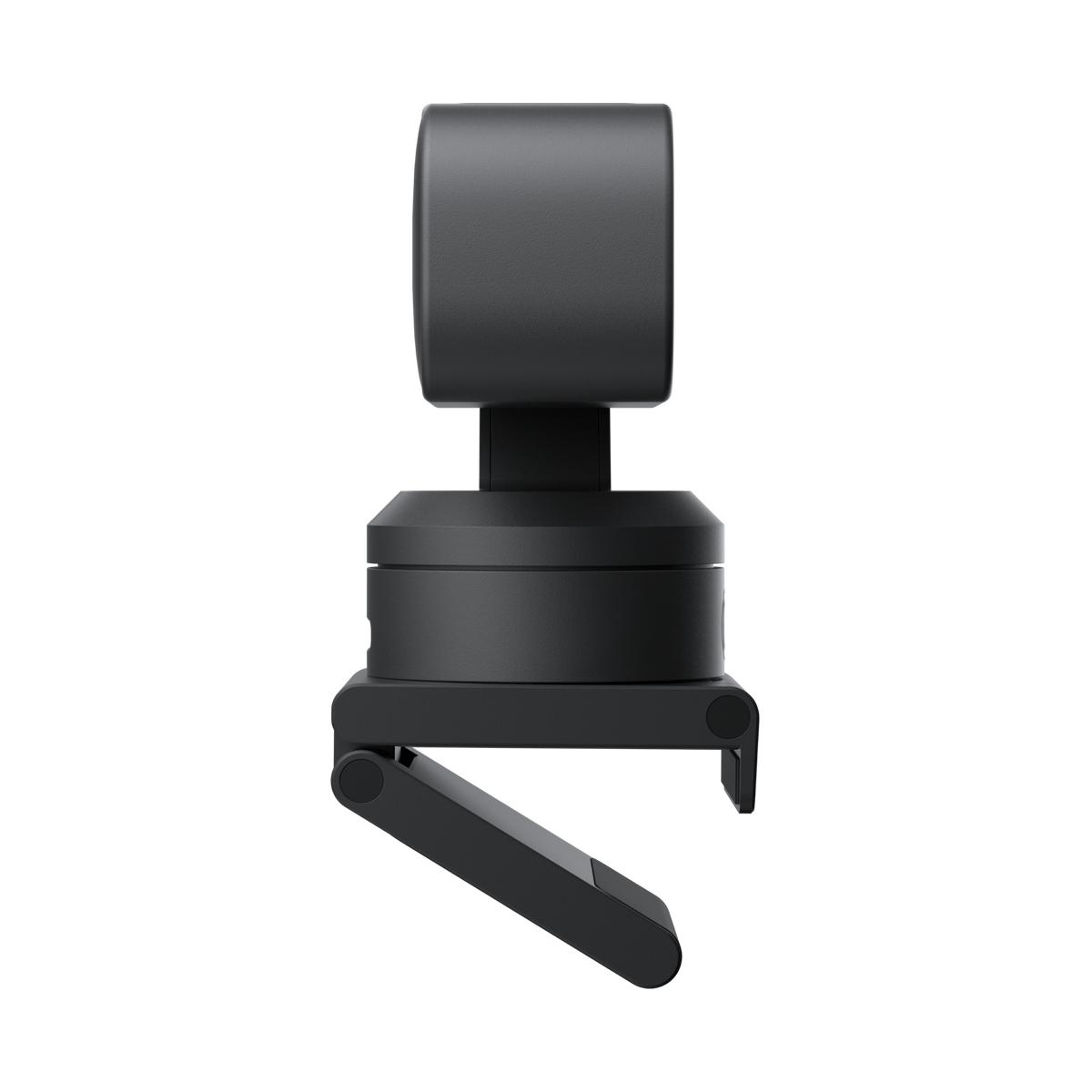 Insta360 Link 2 Pro Graphite Black side view and magnetic mount