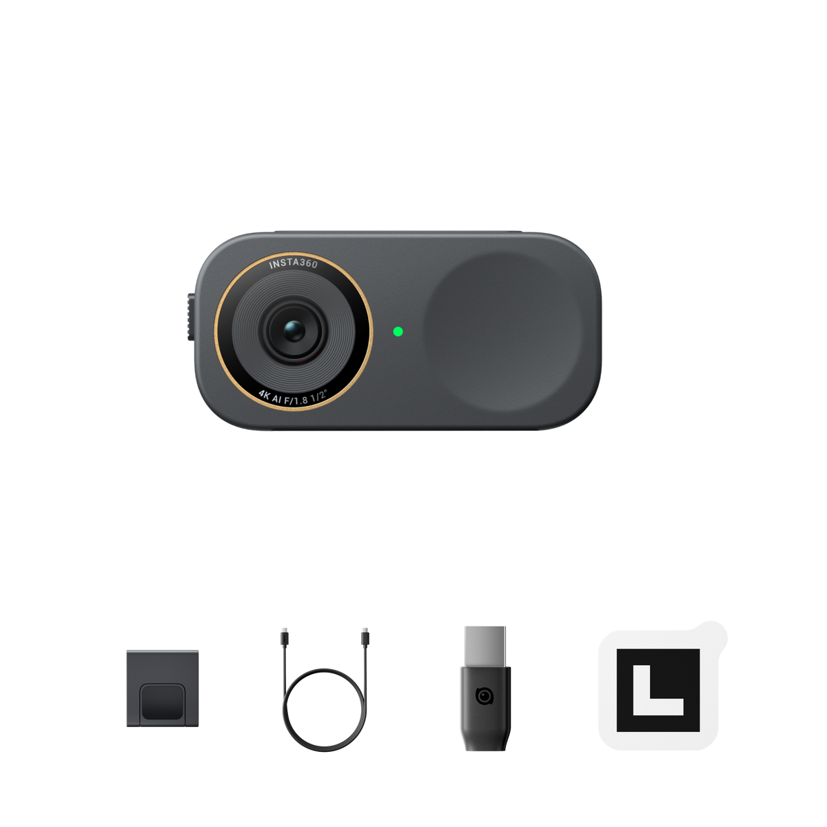 Insta360 Link 2C Pro Standard Bundle with mount cable adapter and recognition markers