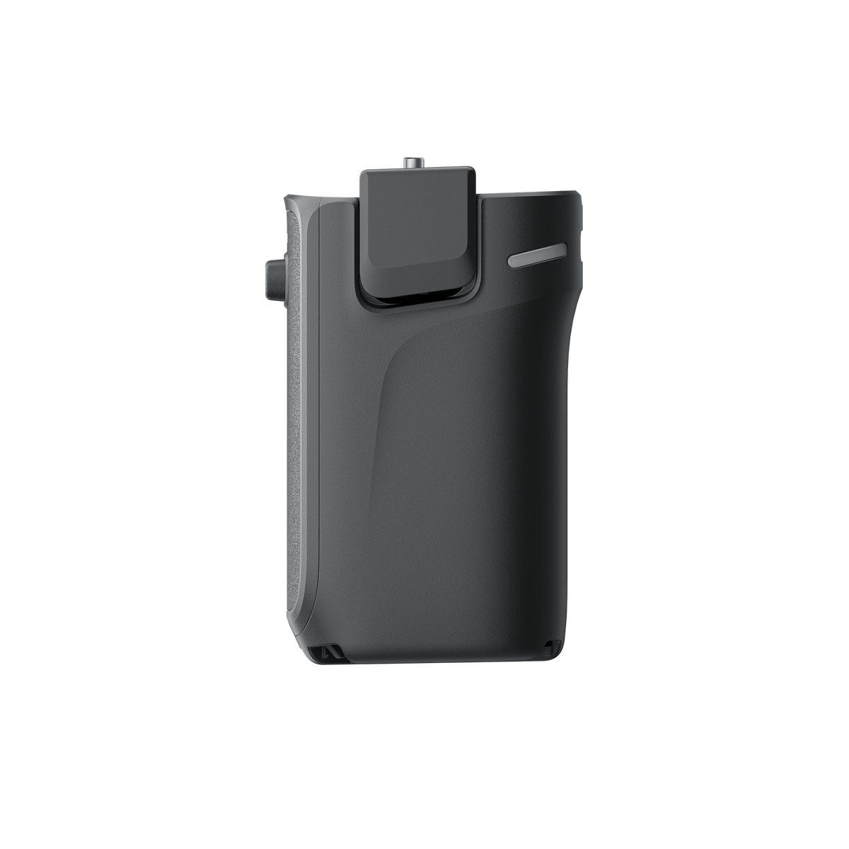 Insta360 Luna Series Battery Handle Black rear and camera-locking clip view