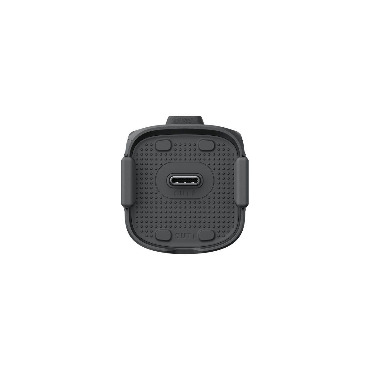 Insta360 Luna Series Battery Handle Black rear USB-C port close-up
