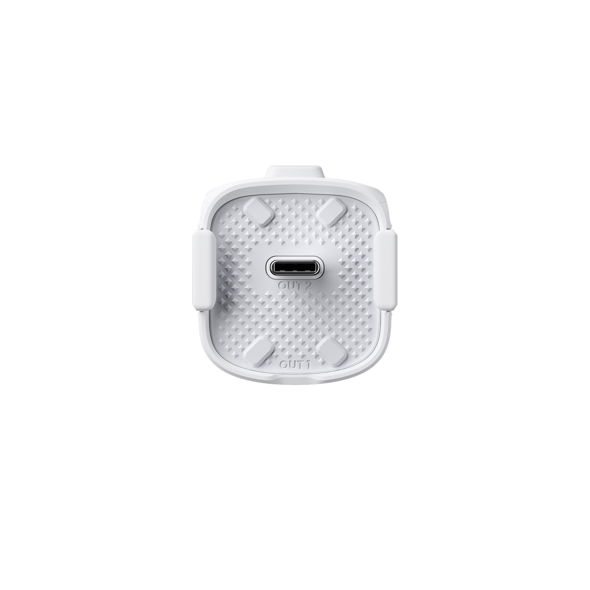 Insta360 Luna Series Battery Handle White rear USB-C port close-up