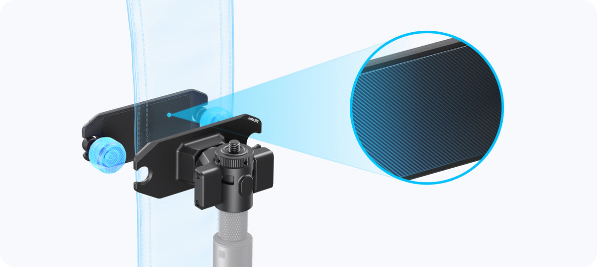 Insta360 Magnetic Selfie Stick Holster non-slip protective contact-pad close-up