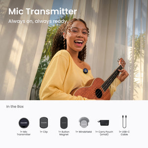 Insta360 Mic Transmitter official feature or package view