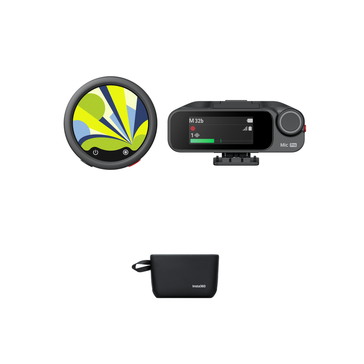 Insta360 Mic (1 TX + 1 RX) official equipment view