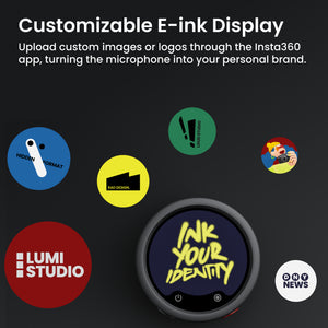 Insta360 Mic Pro Transmitter (Graphite Black) official feature or package view