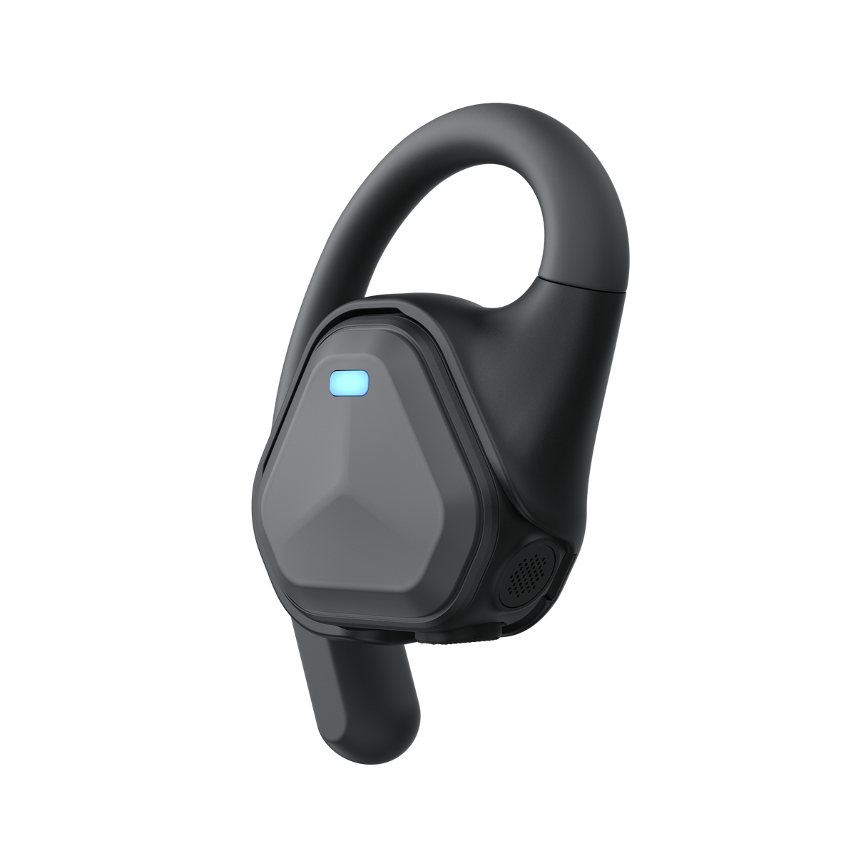 Insta360 POV Head Tracker tracker and ear mount in profile