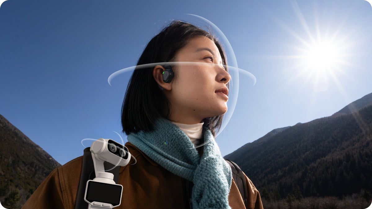 Insta360 POV Head Tracker hands-free head-tracking application with a separate Luna camera