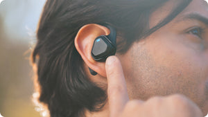 Insta360 POV Head Tracker single-tap shutter operation while worn on the ear