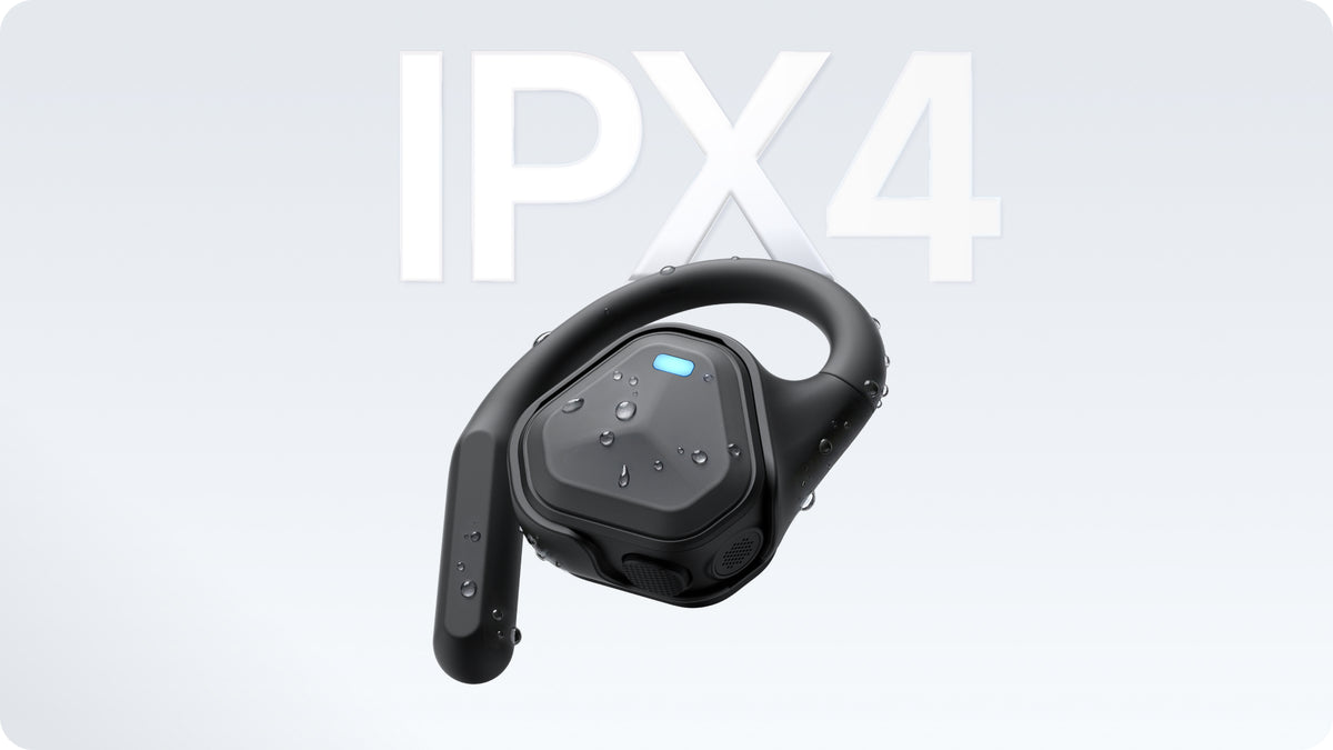 Insta360 POV Head Tracker manufacturer IPX4 sweat and light-rain illustration