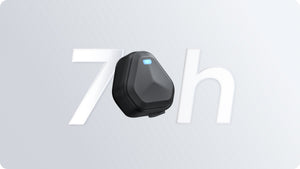 Insta360 POV Head Tracker manufacturer seven-hour tracker battery-life illustration