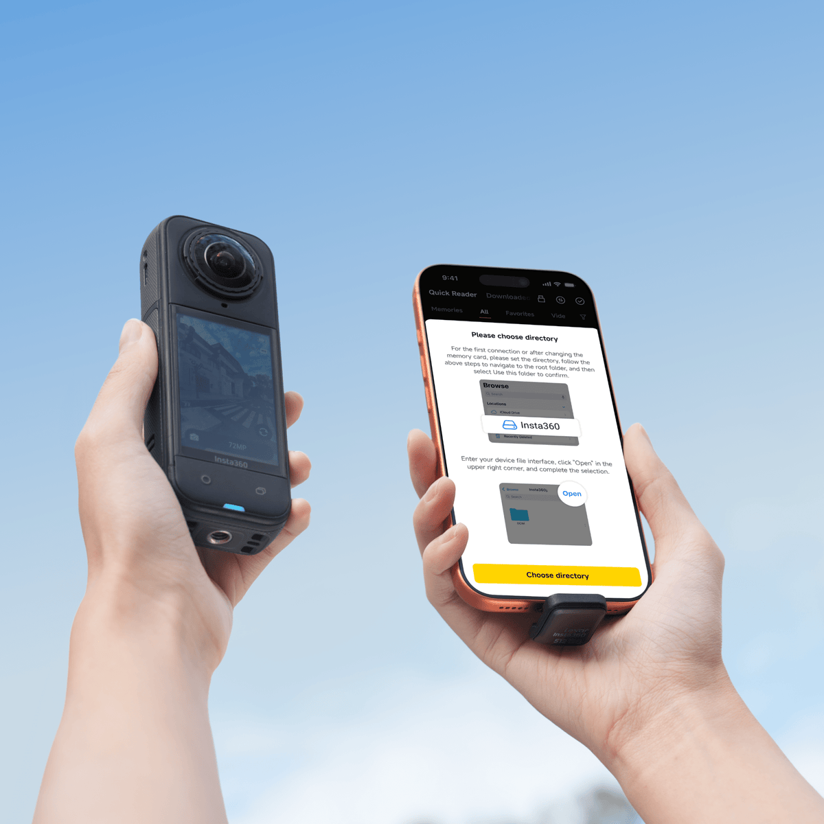 Insta360 Quick Reader Portable SSD - ACE Peripherals