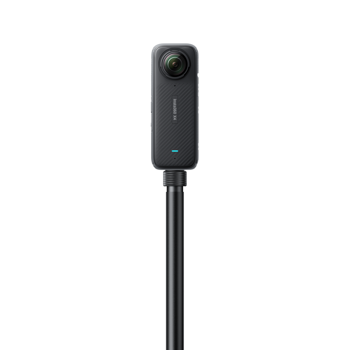 Insta360 Throwpod illustrative 360 camera attached to the top screw, camera sold separately