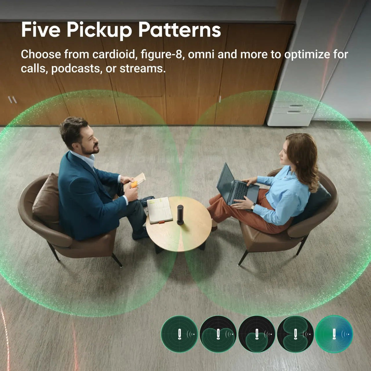 Insta360 Wave AI Conference Speakerphone with Meeting Assistant - ACE Peripherals