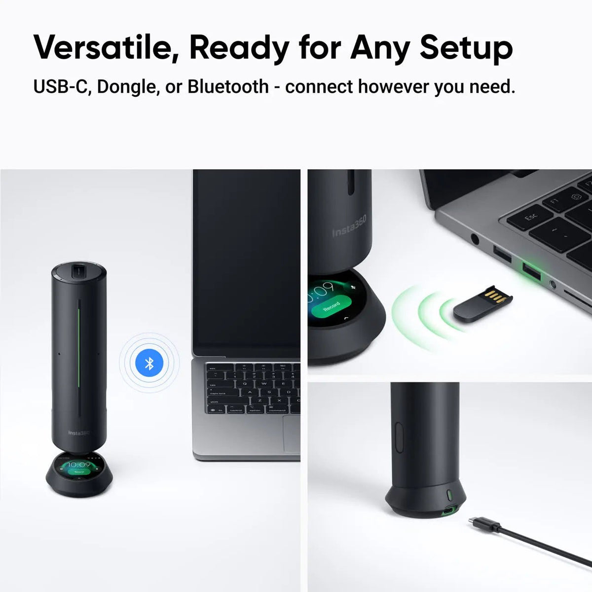 Insta360 Wave AI Conference Speakerphone with Meeting Assistant - ACE Peripherals