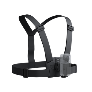 Insta360 X Series POV Chest Mount 2.0 chest harness with an illustrative X-series camera, camera sold separately