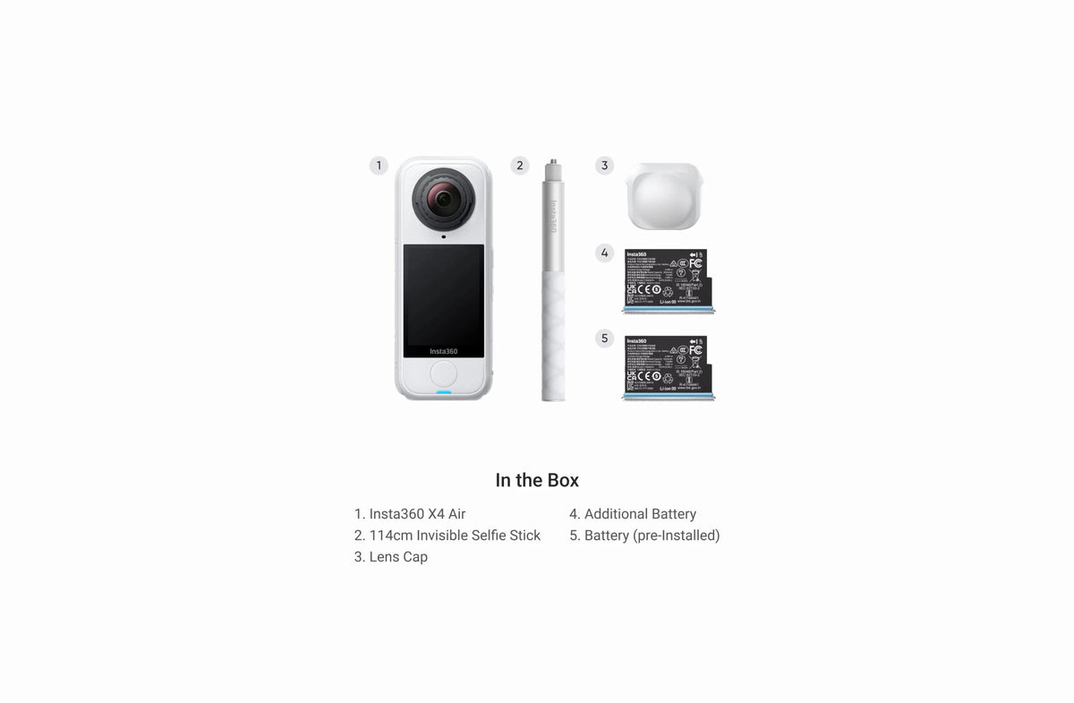 Insta360 X4 Air 8K 29MP 360° Video Camera with Active HDR and AI - ACE Peripherals