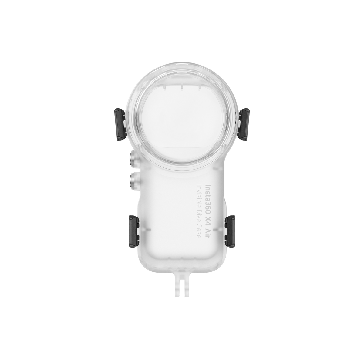 Insta360 X4 Air Invisible Dive Case rear view of the housing