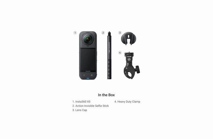 Insta360 X5 8K 72MP 360° Video Camera with Active HDR and AI - ACE Peripherals