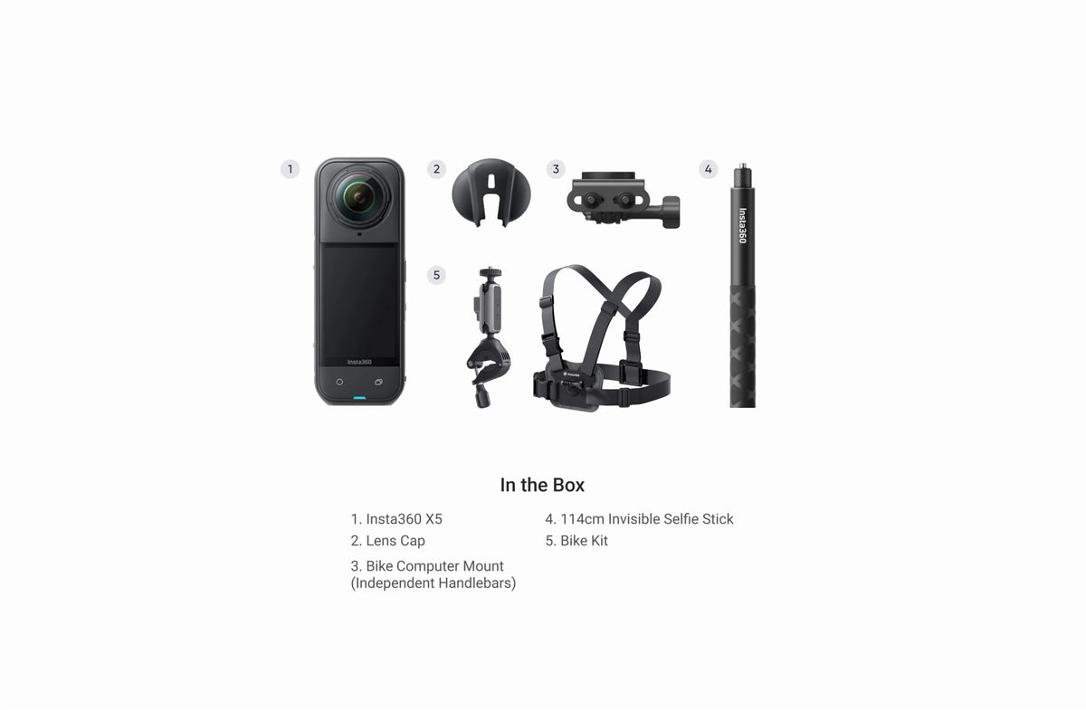 Insta360 X5 8K 72MP 360° Video Camera with Active HDR and AI - ACE Peripherals