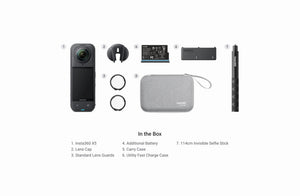 Insta360 X5 8K 72MP 360° Video Camera with Active HDR and AI - ACE Peripherals