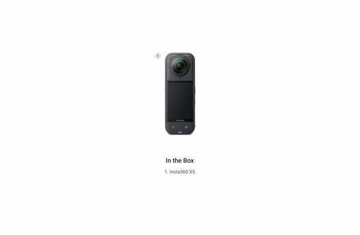 Insta360 X5 8K 72MP 360° Video Camera with Active HDR and AI - ACE Peripherals