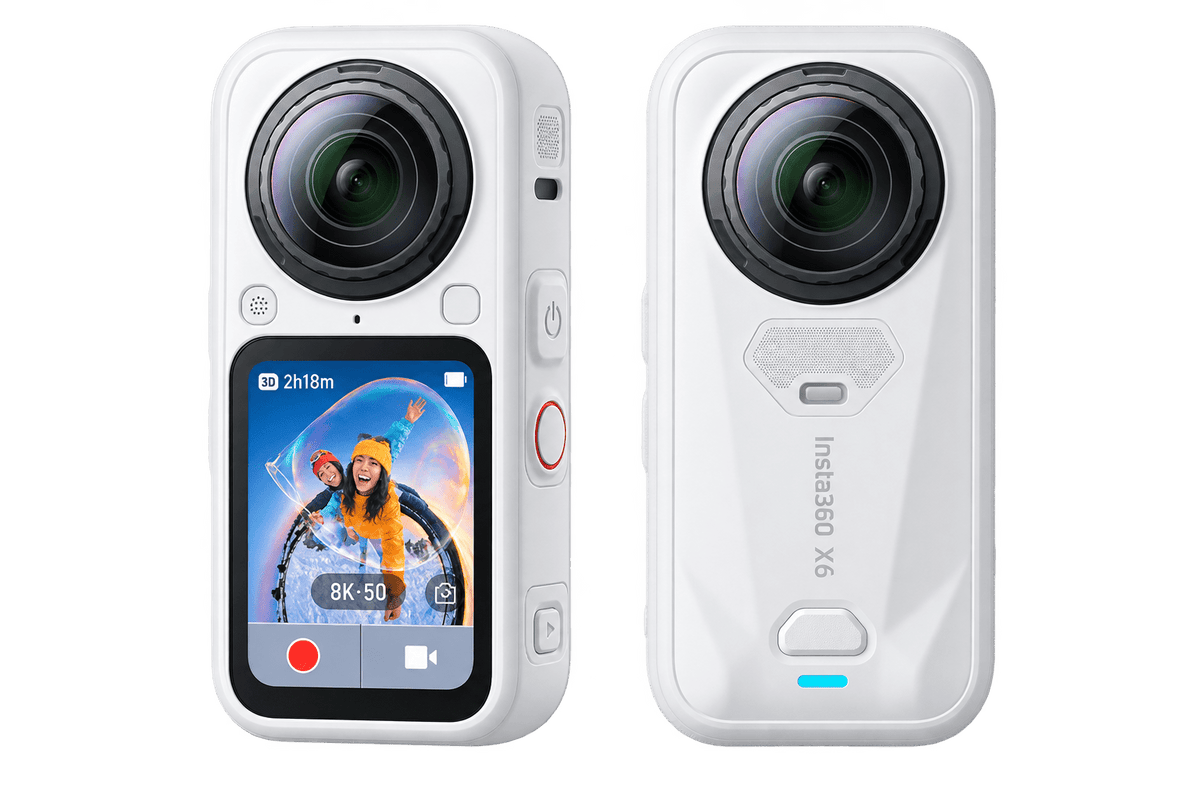 Insta360 X6 120MP 8K 360° Video Camera with Active HDR and AI - ACE Peripherals