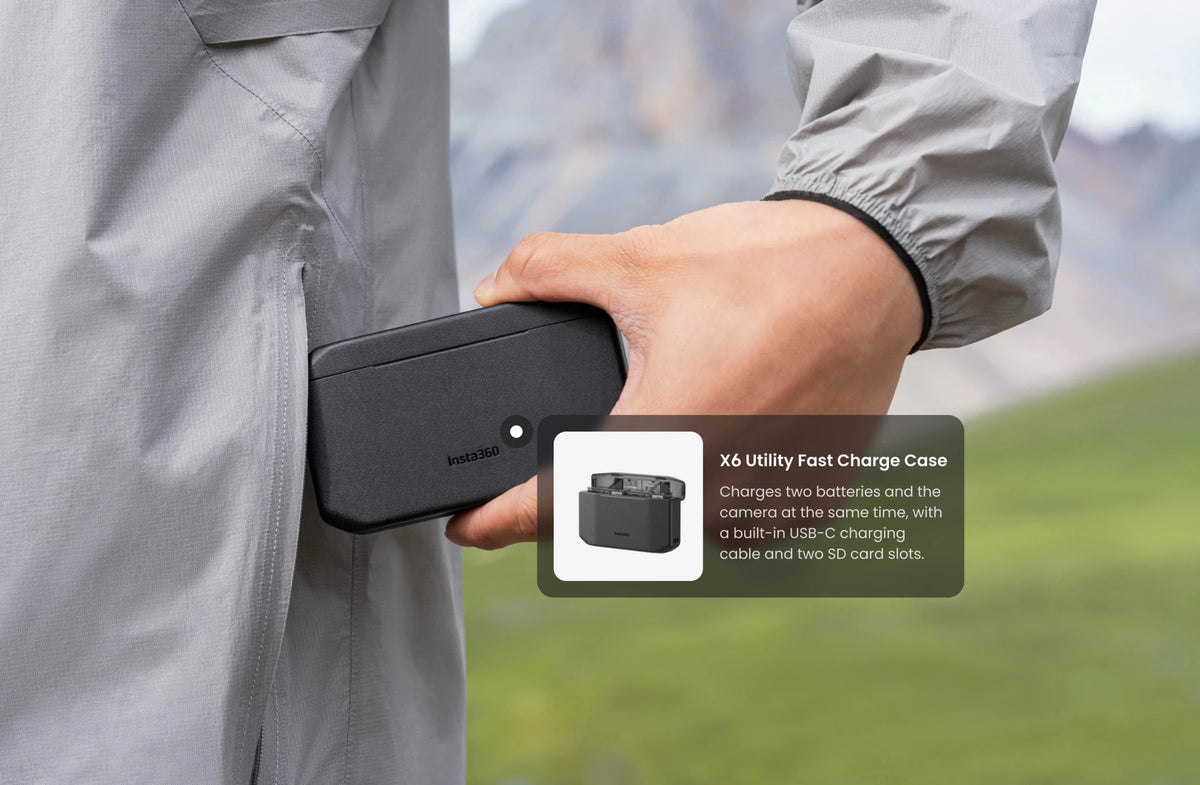 Insta360 X6 8K 360° Camera with 1-Inch Imaging and AI - ACE Peripherals