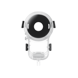 Insta360 X6 Invisible Dive Case Pro front view of the clear dive case