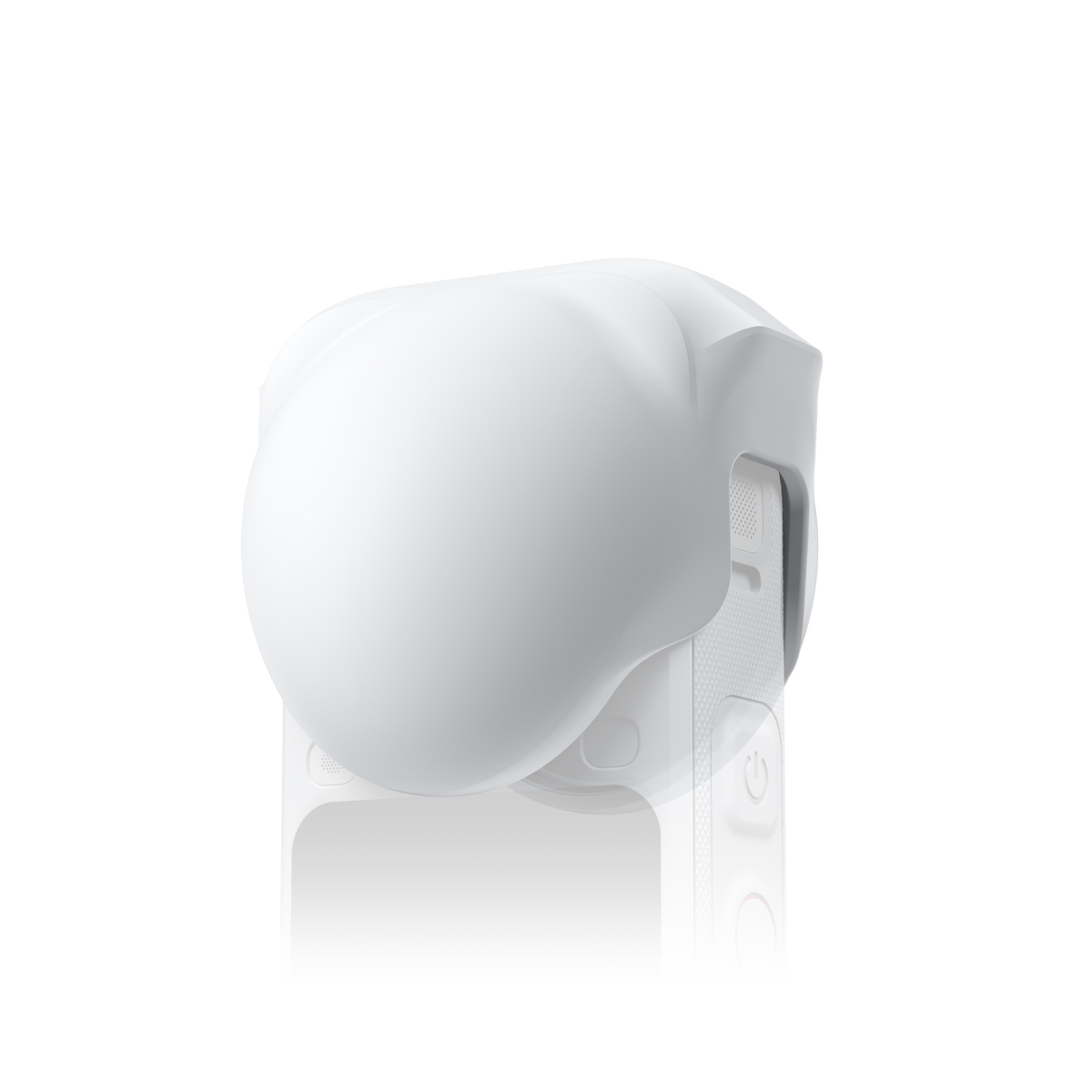 Insta360 X6 Lens Cap White fit illustration with camera